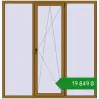 Ціноутворення Вікна 2000x2060 мм REHAU Euro 60 LIGHT_OAK з двох сторін. Ціна: ₴19,849.19