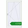 Ціноутворення Tilt-and-Turn 1000x1800 mm REHAU Euro 70 RAL 9016 Traffic white two-sided. Ціна: ₴8,273.35