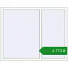 Ціноутворення Вікна 1500x1200 мм REHAU Euro 60 Білий (RAL 9016) з двох сторін. Ціна: ₴4,770.47