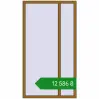 Ціноутворення Вікна 1100x2000 мм REHAU Brillant-Design LIGHT_OAK з двох сторін. Ціна: ₴12,585.57