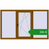 Ціноутворення Вікна 1900x1160 мм REHAU Euro 60. Ціна: €345.66