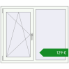 Ціноутворення Вікна 1200x1000 мм REHAU Euro 60. Ціна: €128.96