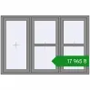 Ціноутворення Вікна 1800x1200 мм Altest Pony 375 RAL 9007 Grey aluminium з двох сторін. Ціна: ₴17,964.67