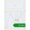 Ціноутворення Вікна 1200x1700 мм REHAU Euro 70 Білий (RAL 9016) з двох сторін. Ціна: ₴14,156.44