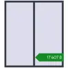 Ціноутворення Вікна 1600x1800 мм REHAU Brillant-Design ANTHRACITE_GREY_STRUKTURAL з двох сторін. Ціна: ₴17,607.19