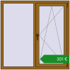 Ціноутворення Вікна 1300x1300 мм REHAU Brillant-Design. Ціна: €300.80