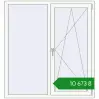 Ціноутворення Вікна 1310x1420 мм REHAU Euro 70 Білий (RAL 9016) з двох сторін. Ціна: ₴10,673.05
