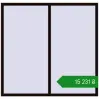 Ціноутворення Вікна 1800x1730 мм REHAU Euro 70 BLACK_BROWN з двох сторін. Ціна: ₴15,230.51