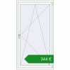 Ціноутворення Вікна 1000x1850 мм REHAU Euro 70 GOLDEN OAK ззовні. Ціна: €344.29