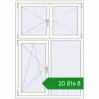 Ціноутворення Вікна 1220x1750 мм REHAU Euro 70 Білий (RAL 9016) з двох сторін. Ціна: ₴20,815.58