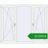 Ціноутворення Вікна 1900x1550 мм REHAU Euro 70 BLACK_ULTI-MATT ззовні. Ціна: ₴21,999.87