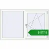 Ціноутворення Вікна 1350x850 мм REHAU Euro 60 Білий (RAL 9016) з двох сторін. Ціна: ₴5,577.26