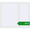 Ціноутворення Вікна 1600x1400 мм REHAU Euro 70. Ціна: €188.11