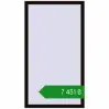 Ціноутворення Вікна 870x1560 мм REHAU Euro 70 BLACK_BROWN з двох сторін. Ціна: ₴7,451.11