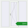 Ціноутворення Вікна 1500x1550 мм REHAU Euro 60. Ціна: €223.60