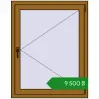 Ціноутворення Вікна 870x1100 мм REHAU Brillant-Design LIGHT_OAK з двох сторін. Ціна: ₴9,499.89
