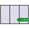Ціноутворення Вікна 3000x2000 мм REHAU Euro 60 BLACK_BROWN з двох сторін. Ціна: ₴21,580.09