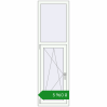 Ціноутворення Вікна 550x1850 мм REHAU Euro 70 Білий (RAL 9016) з двох сторін. Ціна: ₴5,959.51