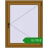 Ціноутворення Вікна 870x1100 мм REHAU Brillant-Design LIGHT_OAK з двох сторін. Ціна: ₴10,178.45