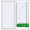 Ціноутворення Вікна 1330x1430 мм REHAU Euro 60 Білий (RAL 9016) з двох сторін. Ціна: ₴8,836.87