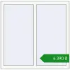Ціноутворення Вікна 1100x1080 мм REHAU Euro 70 Білий (RAL 9016) з двох сторін. Ціна: ₴6,390.29