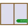 Ціноутворення Вікна 2000x1600 мм REHAU Brillant-Design GOLDEN OAK з двох сторін. Ціна: ₴20,073.10