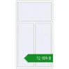 Ціноутворення Вікна 1200x2200 мм REHAU Euro 70 Білий (RAL 9016) з двох сторін. Ціна: ₴12,189.32