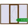 Ціноутворення Вікна 2040x1500 мм REHAU Euro 60 WALNUT з двох сторін. Ціна: ₴15,333.42