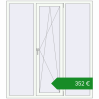 Ціноутворення Вікна 1600x1800 мм REHAU Brillant-Design. Ціна: €351.59