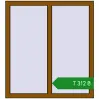 Ціноутворення Вікна 1000x1100 мм REHAU Euro 70 GOLDEN OAK з двох сторін. Ціна: ₴7,312.07
