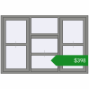 Ціноутворення Вікна 1800x1200 мм Altest Pony 375 RAL 9007 Grey aluminium з двох сторін. Ціна: $398.33