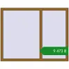 Ціноутворення Вікна 1480x1160 мм REHAU Euro 70 LIGHT_OAK з двох сторін. Ціна: ₴9,472.90