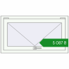 Ціноутворення Вікна 1005x550 мм REHAU Brillant-Design Білий (RAL 9016) з двох сторін. Ціна: ₴5,086.57