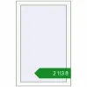 Ціноутворення Вікна 640x1000 мм REHAU Euro 60 Білий (RAL 9016) з двох сторін. Ціна: ₴2,113.49