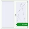Ціноутворення Вікна 1380x1440 мм REHAU Euro 60 Білий (RAL 9016) з двох сторін. Ціна: ₴8,254.40