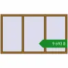 Ціноутворення Вікна 1700x1000 мм REHAU Euro 70 LIGHT_OAK з двох сторін. Ціна: ₴9,693.47