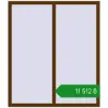 Ціноутворення Вікна 1300x1500 мм REHAU Euro 70 WALNUT з двох сторін. Ціна: ₴11,511.78