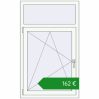 Ціноутворення Вікна 825x1360 мм REHAU Euro 70 Білий (RAL 9016) з двох сторін. Ціна: €162.16