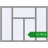 Ціноутворення Вікна 2000x1500 мм Altest Pony 375 RAL 9007 Grey aluminium з двох сторін. Ціна: ₴14,195.28