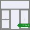 Ціноутворення Вікна 1800x1800 мм Altest Pony 375 RAL 9007 Grey aluminium з двох сторін. Ціна: ₴19,286.13