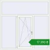 Ціноутворення Вікна 1800x1800 мм Altest Pony 375 RAL 9016 Traffic white з двох сторін. Ціна: ₴17,389.92