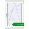 Ціноутворення Вікна 740x1080 мм REHAU Euro 70 Білий (RAL 9016) з двох сторін. Ціна: ₴6,026.29