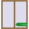 Ціноутворення Вікна 1200x1300 мм REHAU SYNEGO MD LIGHT_OAK з двох сторін. Ціна: ₴11,339.11