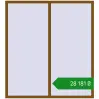 Ціноутворення Вікна 2000x2200 мм REHAU Brillant-Design GOLDEN OAK з двох сторін. Ціна: ₴28,180.62