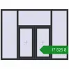 Ціноутворення Вікна 2000x1500 мм Altest Pony 375 RAL 9011 Graphite black з двох сторін. Ціна: ₴17,524.56