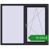 Ціноутворення Вікна 1400x1200 мм REHAU Euro 60 BLACK_ULTI-MATT з двох сторін. Ціна: ₴10,044.25