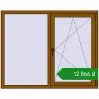Ціноутворення Вікна 1500x1200 мм REHAU Euro 60 GOLDEN OAK з двох сторін. Ціна: ₴12,866.45