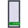 Ціноутворення Вікна 900x2005 мм REHAU Euro 60 ANTHRACITE_GREY_STRUKTURAL з двох сторін. Ціна: ₴10,709.57