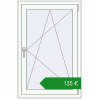 Ціноутворення Вікна 750x1150 мм REHAU Euro 70 Білий (RAL 9016) з двох сторін. Ціна: €134.58