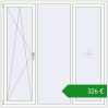 Ціноутворення Вікна 1800x1800 мм REHAU Euro 60 Білий (RAL 9016) з двох сторін. Ціна: €326.25